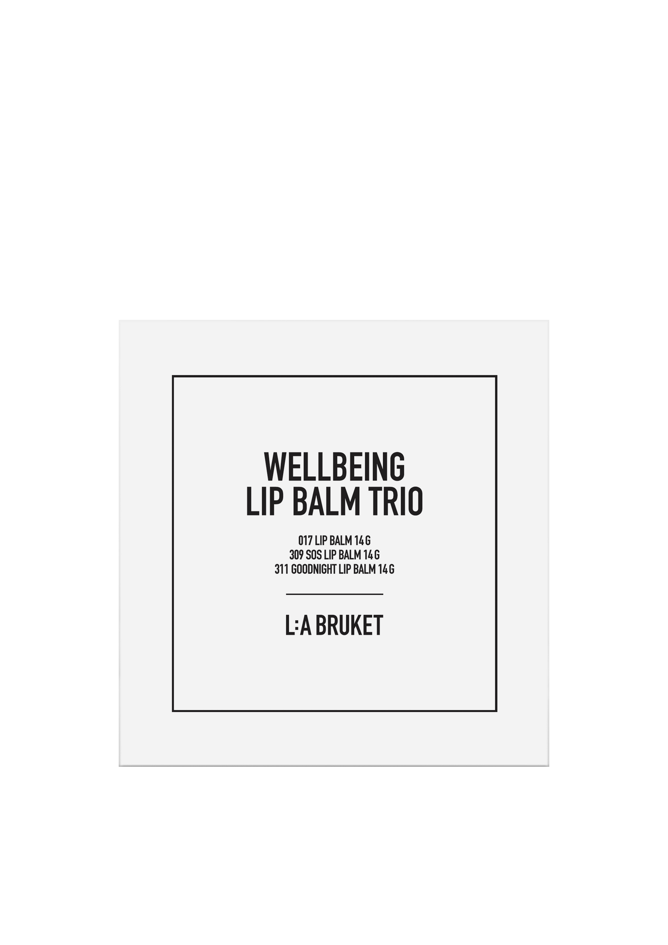 Balsam de buze Trio Classic Night SOS 325 Wellbeing - L:a Bruket