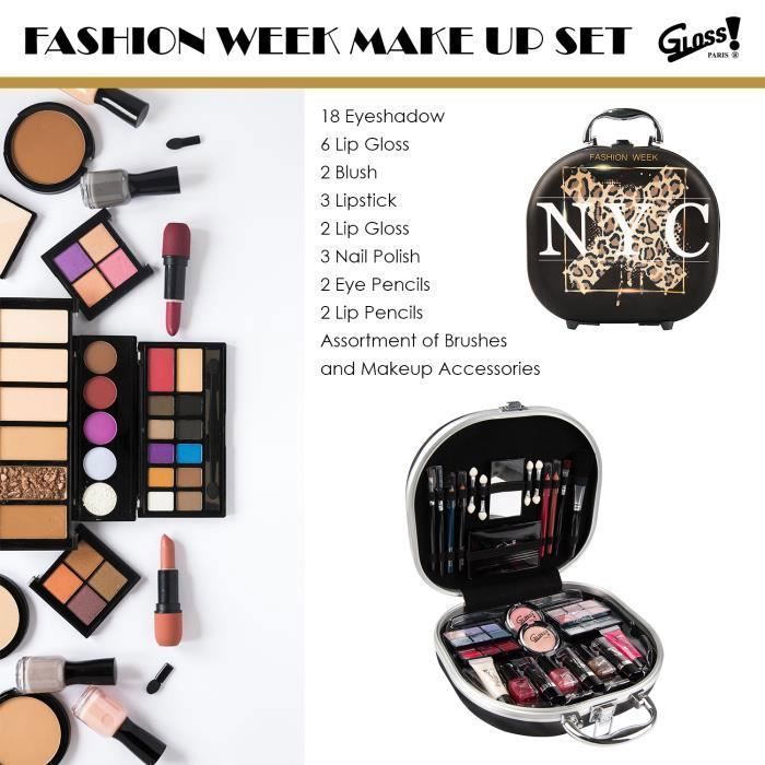 Beauty case - GLOSS! - Glamour e moda - Gamma completa - Varietà di colori - Regalo ideale