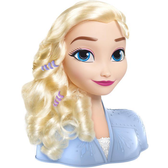 Testa per acconciature - DISNEY - Frozen - Elsa - 14 accessori - Età 3+