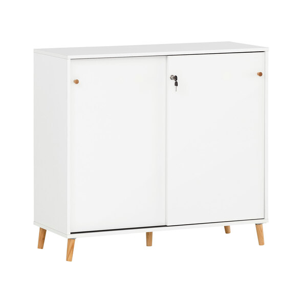 Armário de arquivos Série 500 U 1000 ST, branco pérola