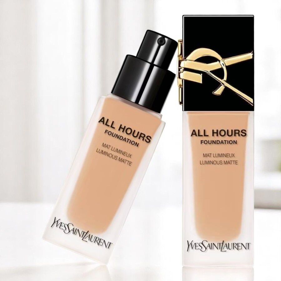 Yves Saint Laurent All Hours tekući puder, blistavi mat