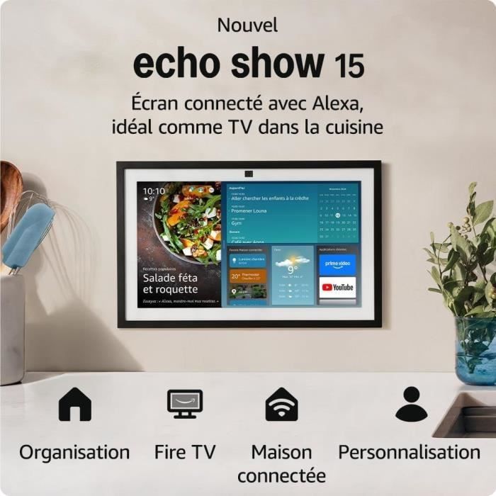 Pantalla inteligente - AMAZON - ECHO SHOW - 15