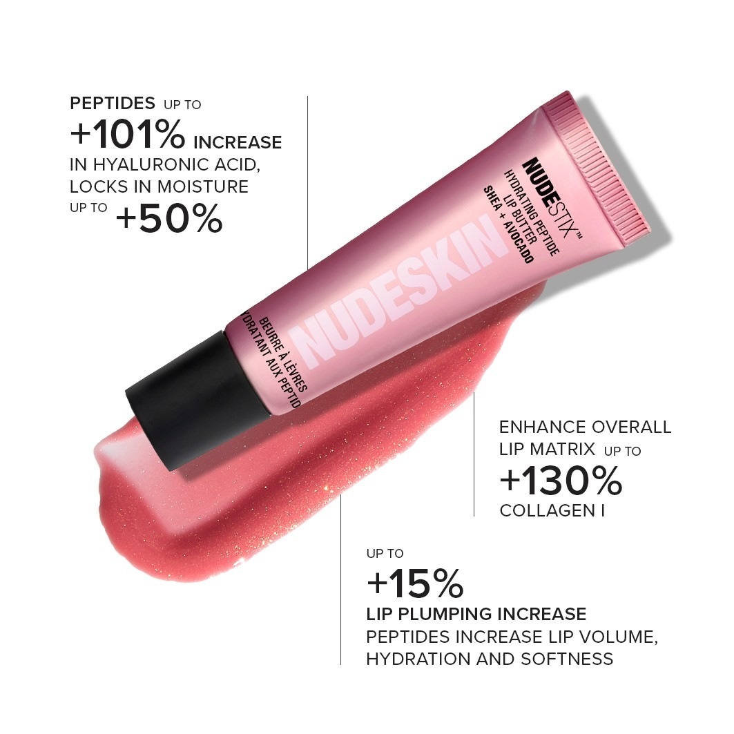 „Nudestix Lip Care“ drėkinamasis peptidinis lūpų sviestas – 10 ml