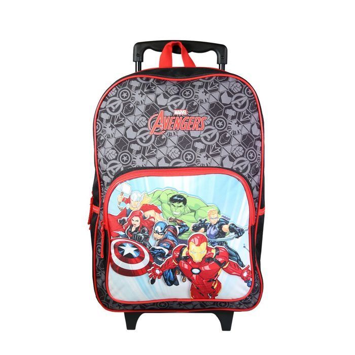 BAGTROTTER 41cm Marvel Avengers Rolling Backpack Black