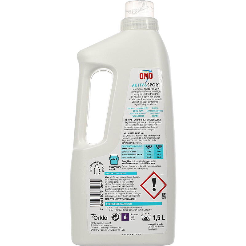 Omo Omo Active & Sport 1,5 l