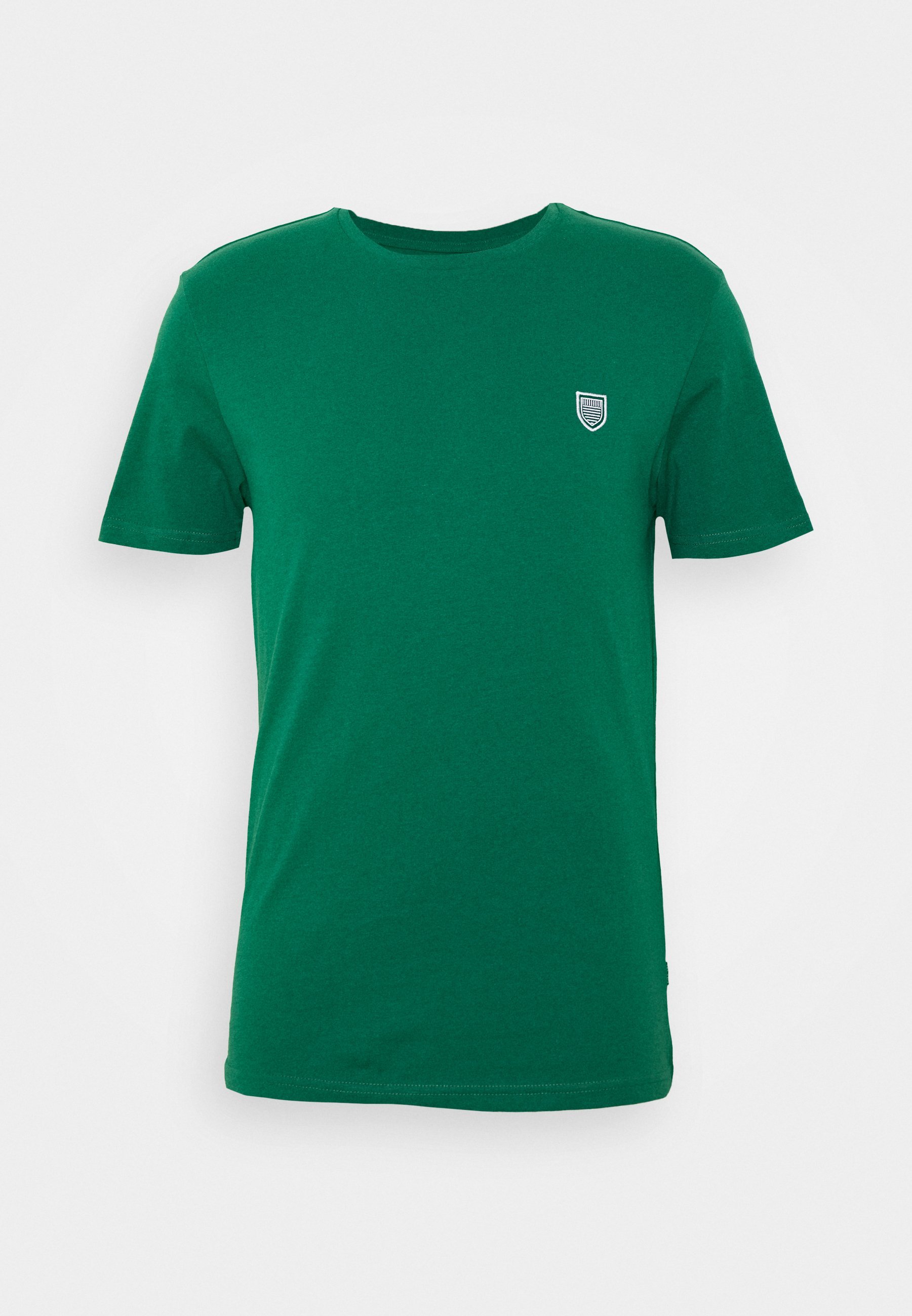 Pier One Basic T-shirt - donkergroen