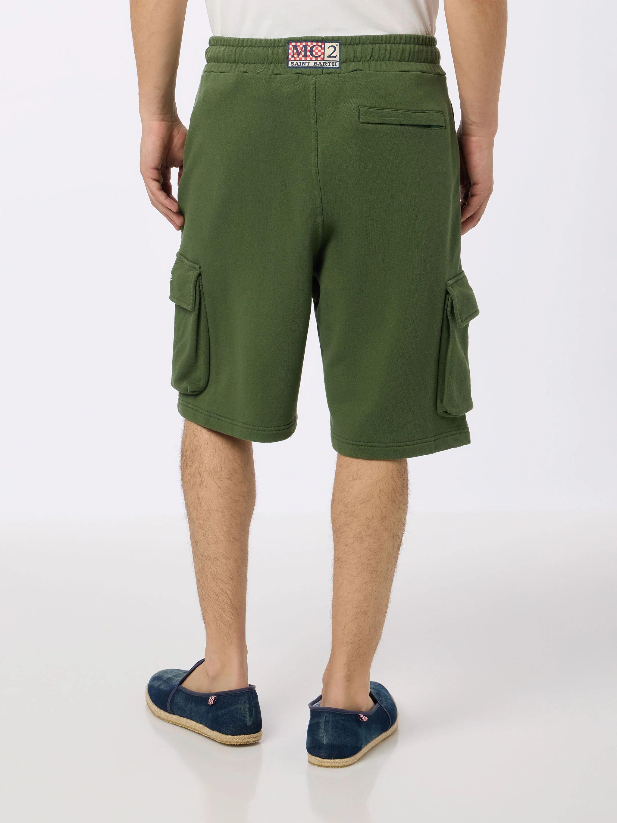 Cargy heren cargo shorts in legergroen