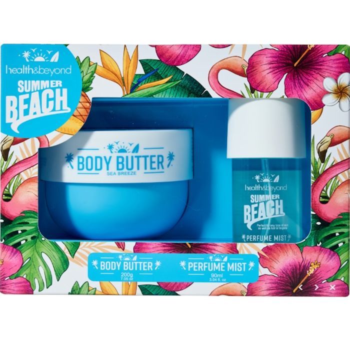 Duo-lahjasetti - SUMMERBEACH - Merituuli - Vartalovoi 200g - Tuoksusuihke 90ml