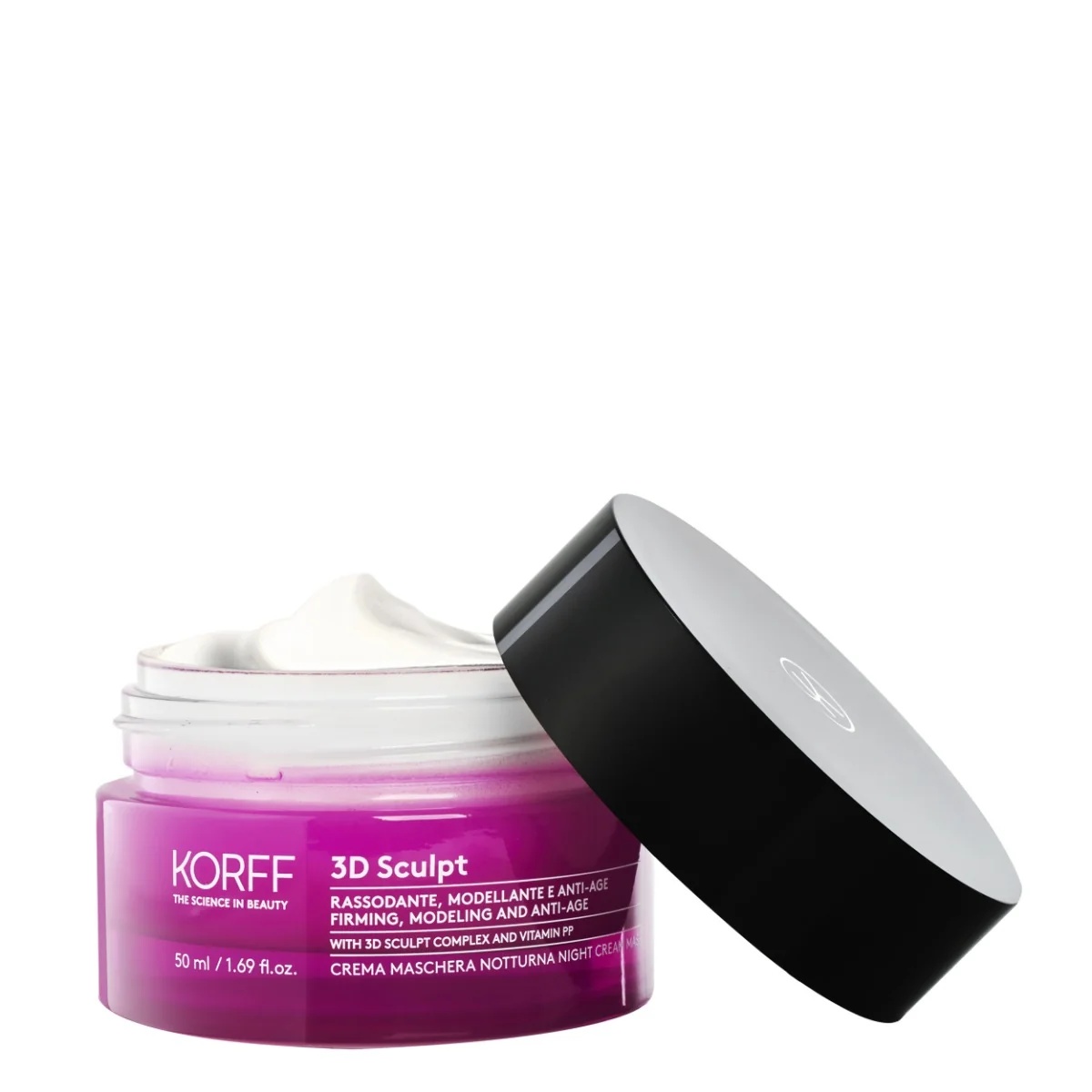 KORFF Korff 3D Sculpt Night Mask 50 ml Verstevigend gezichts- en halsmasker