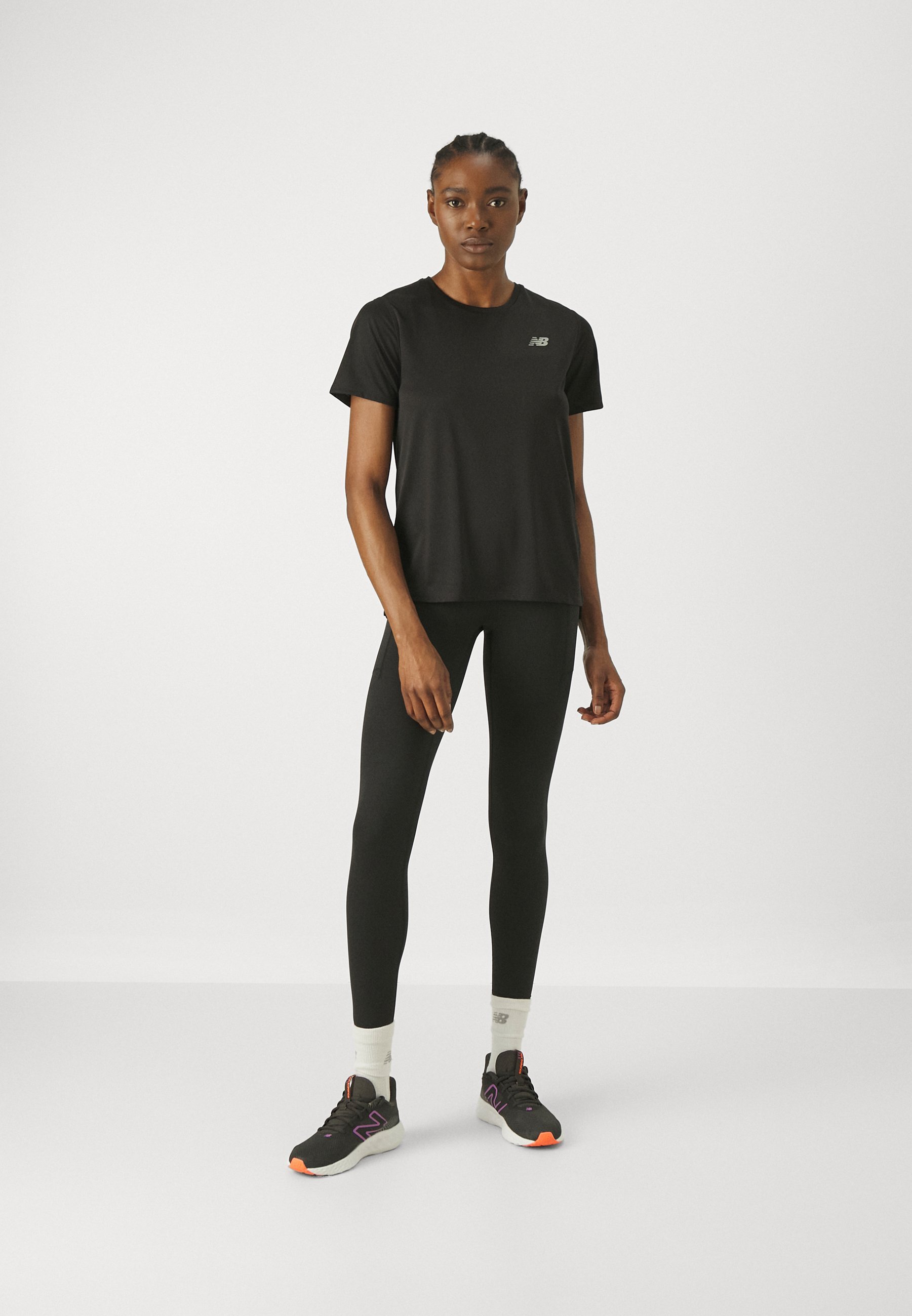New Balance ESSENTIALS - Sport-T-Shirt - schwarz