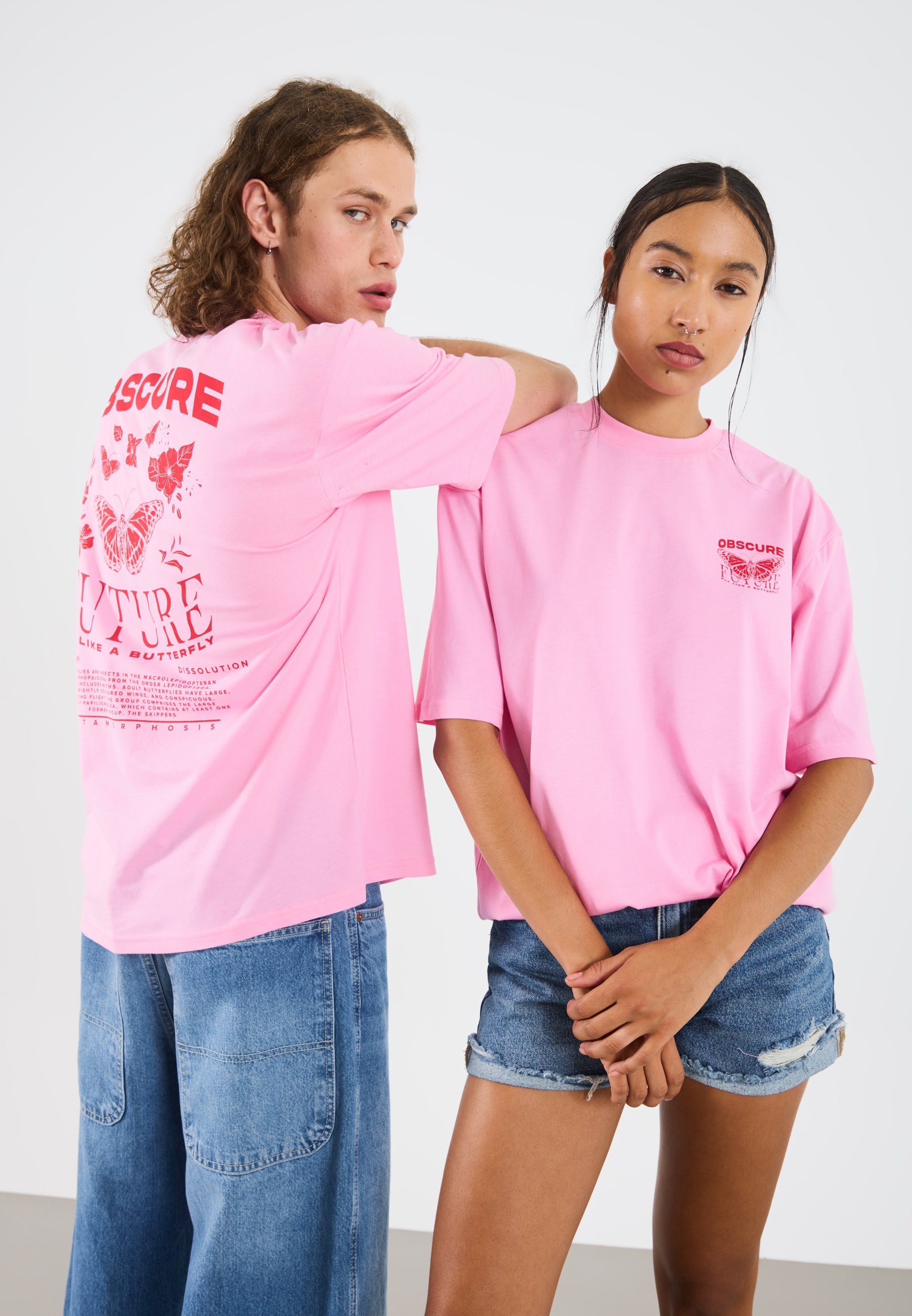 YOURTURN UNISEX - T-shirt stampata - rosa