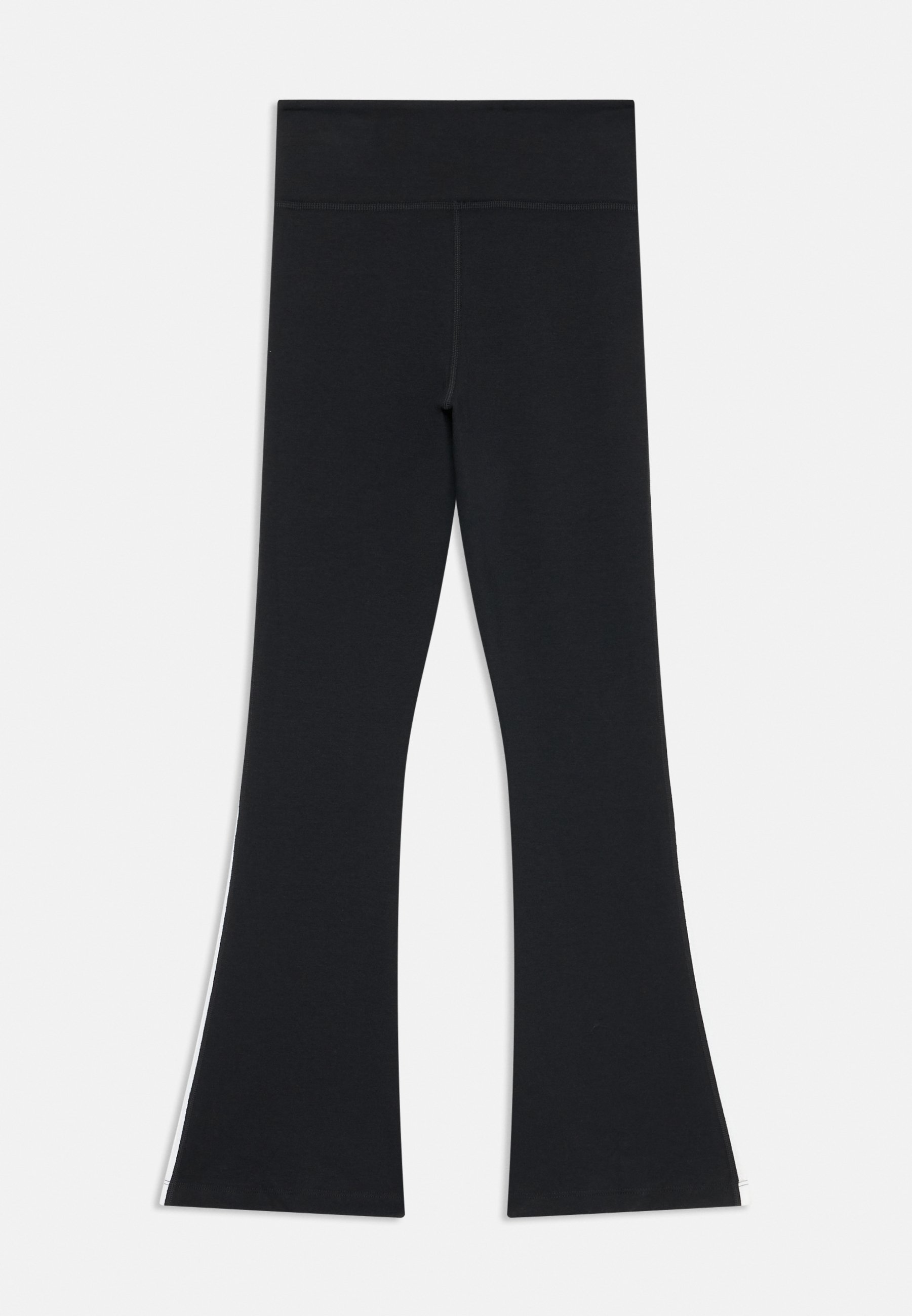 Leggings Nike Sportswear CLASSIC TIGHT FLARE - Pantaloni - nero/bianco