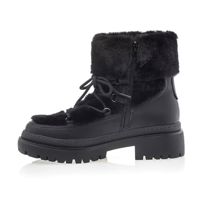 Schwarze Damenstiefel / Stiefeletten