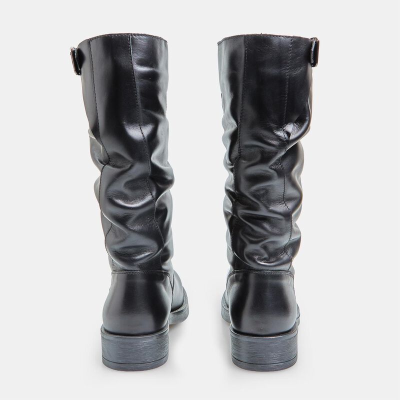 Damskie buty z gładkiej skóry