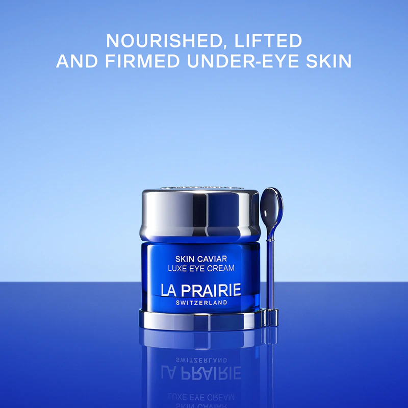 Creme para olhos La Prairie Skin Caviar Luxe, creme suavizante para a área dos olhos.