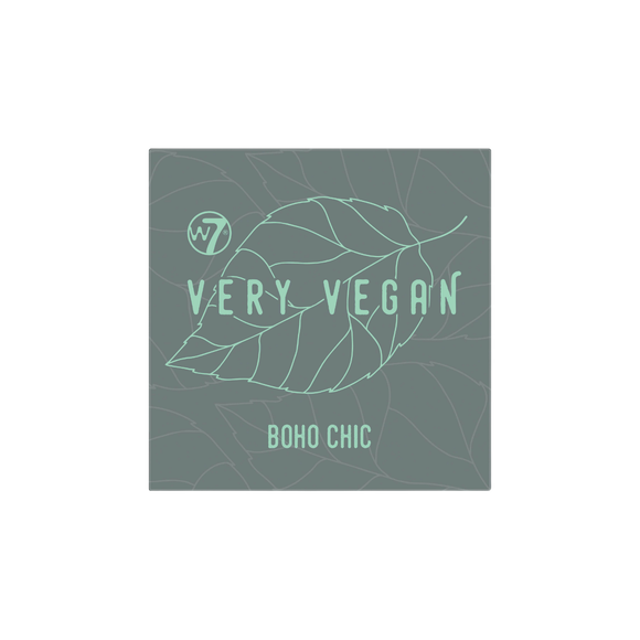 W7 Very Vegan -puristettu pigmenttinelikerros