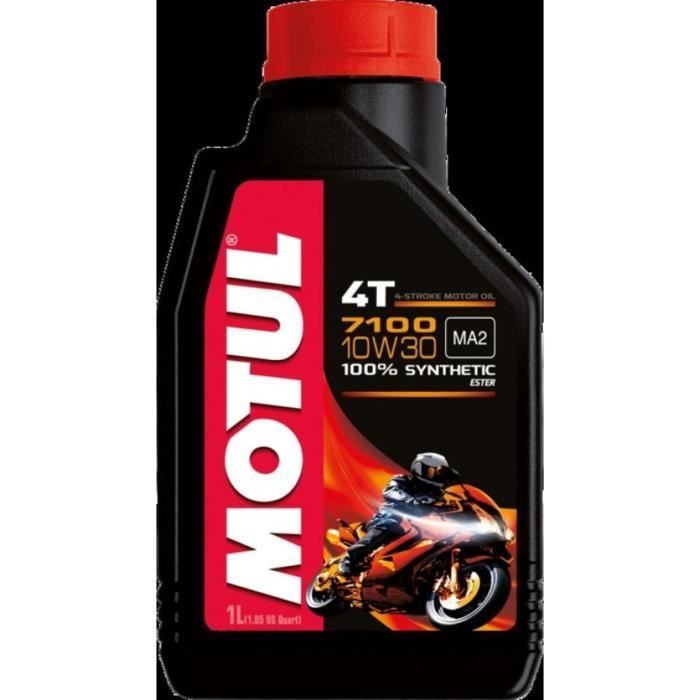 Aceite para motocicletas de 4 tiempos Motul 7100 10W30 100% sintético Motul