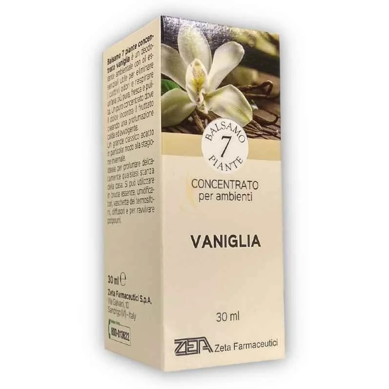 BAUME 7 PLANTES Essence balsamique concentrée à la vanille 30 ml Désodorisant d'ambiance