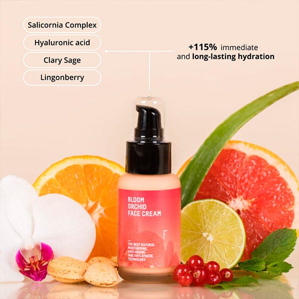 Cremă de față cu orhidee înflorită | 50 ml