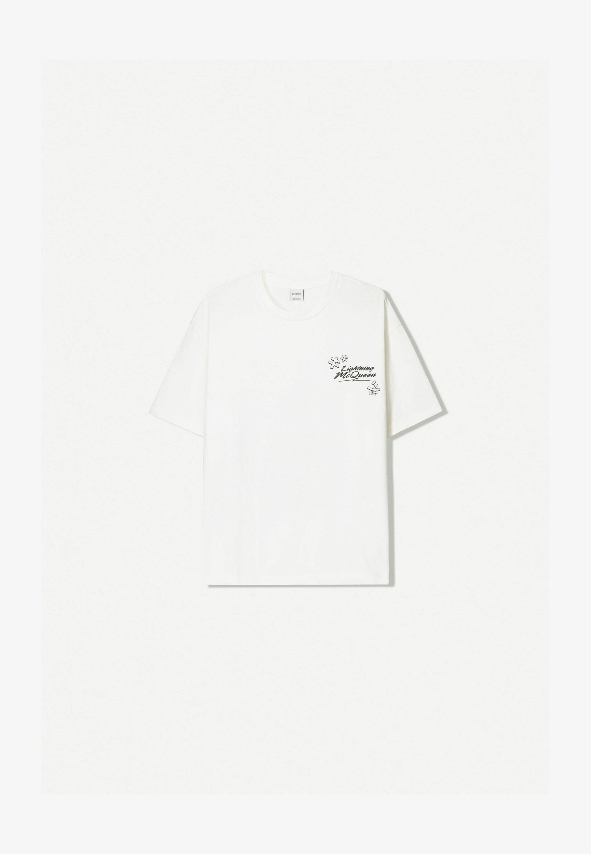 Bershka T-shirt met print - wit