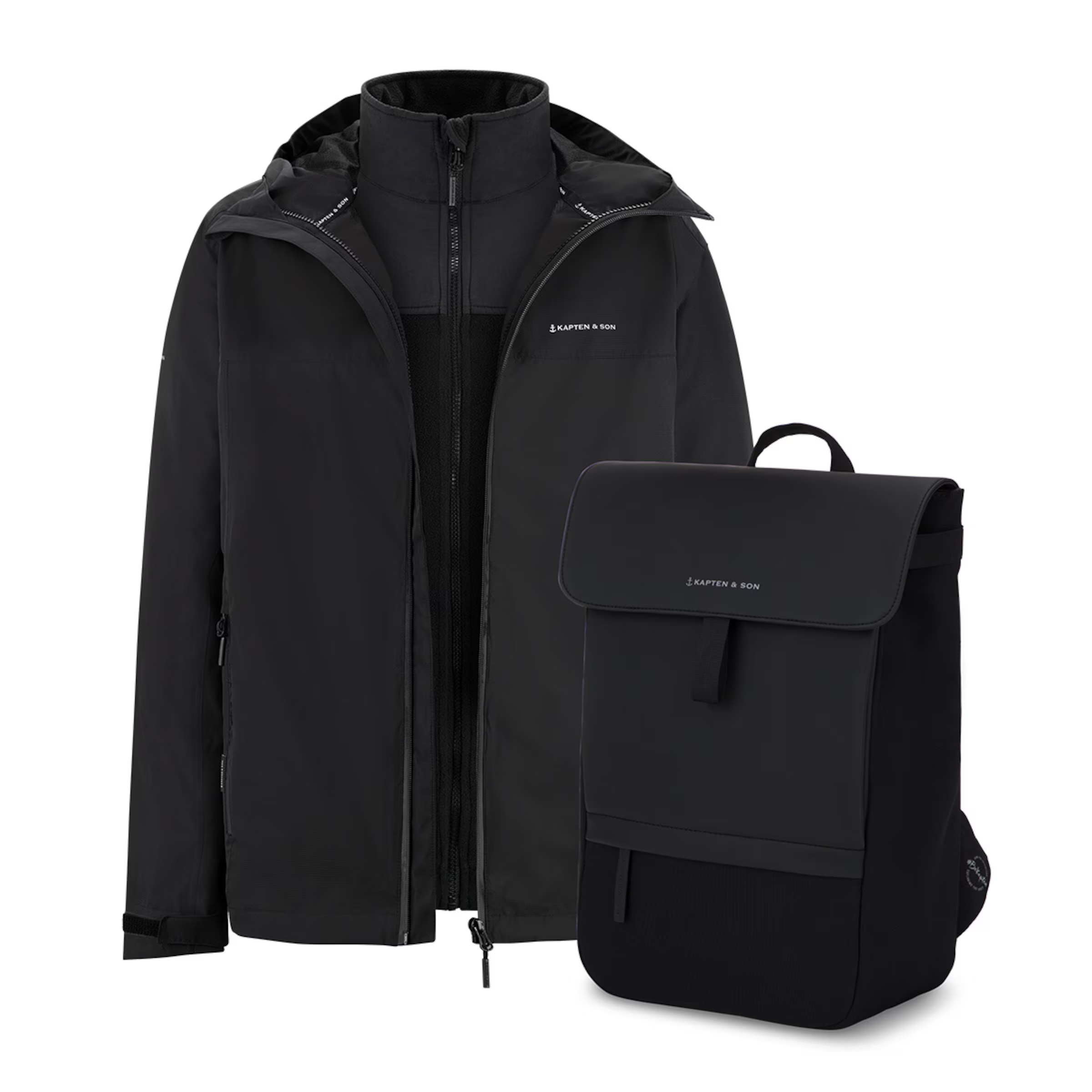 Ensemble veste Fyn entièrement noir