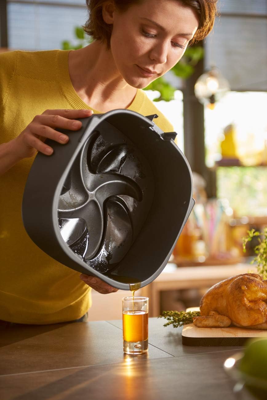 Philips Premium Airfryer XXL s technologií odstraňování tuku, černá, HD9630/98