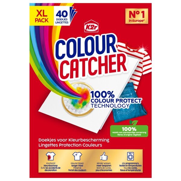 K2r Colour Catcher krpice proti razlivanju barv<br>40 kosov