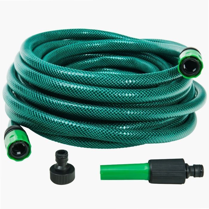 Tuyau avec raccords et lance d15mm WERKA PRO 15 m