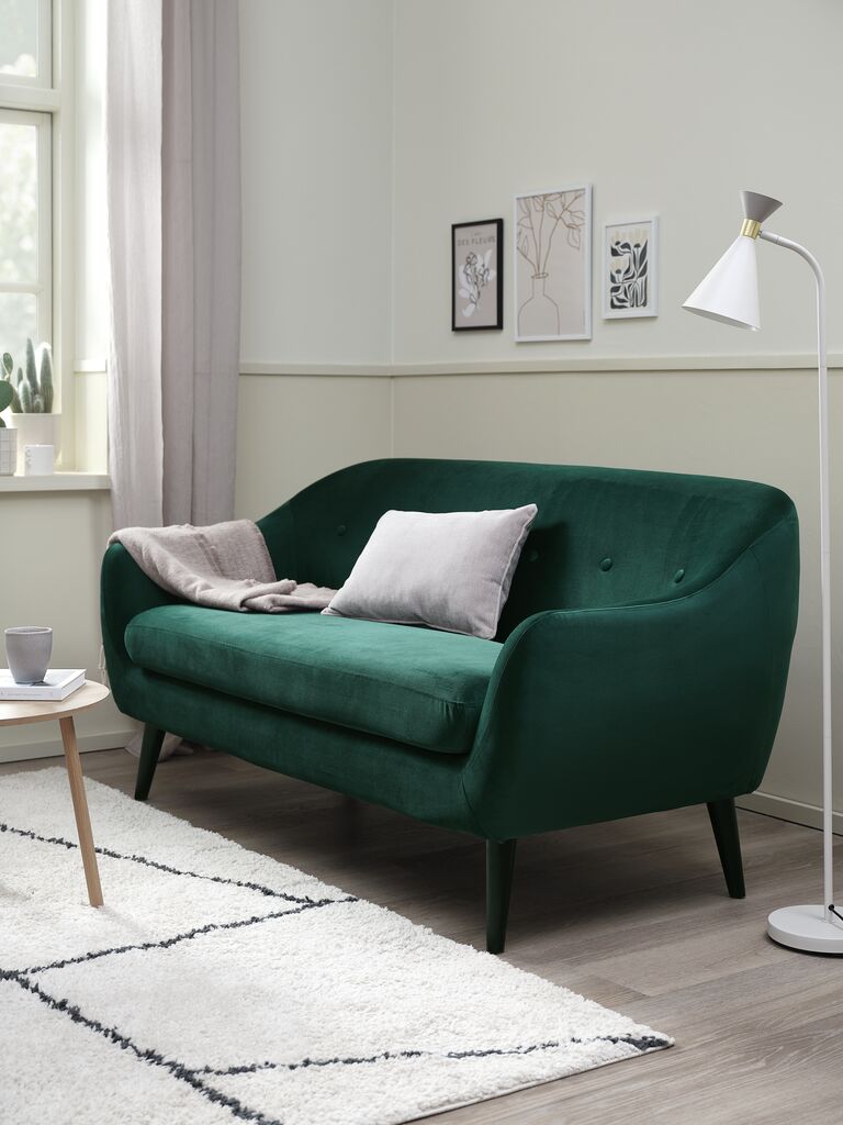 EGEDAL EGEDAL Baršunasto zelena sofa 2,5 sjedala