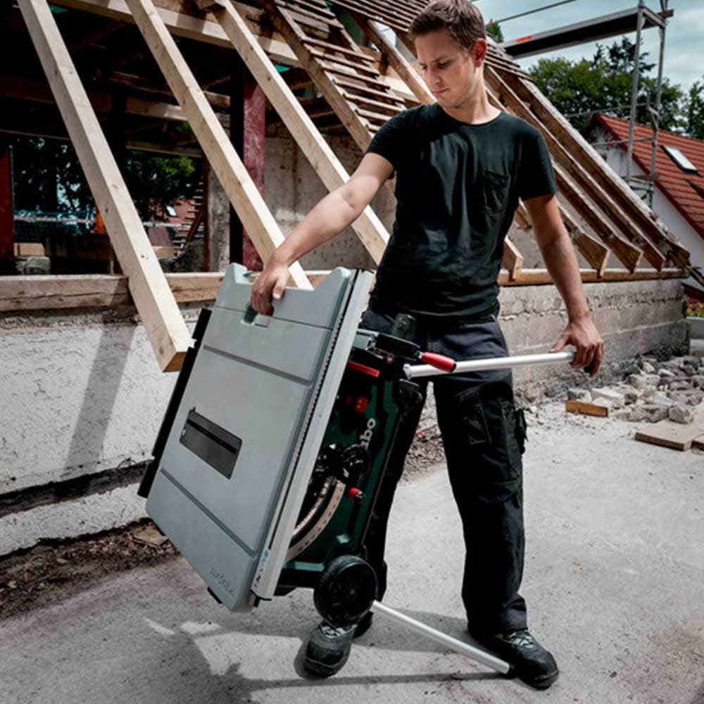 METABO18V harjaton sahapöytäsetti 2 x 5,5 Ah 254 mm AU61302500