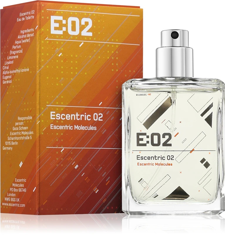 Escentric Molecules Escentric 02 unisex tualetes ūdens + futrālis