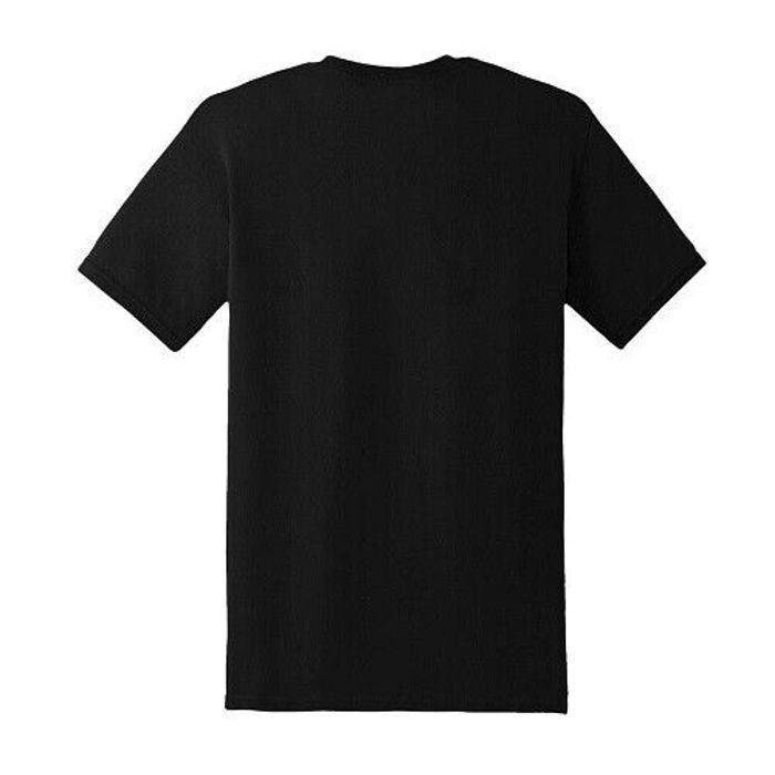 T-shirt Homme - GILDAN - Lot de 3 - 100% Coton - Manches Courtes - Noir