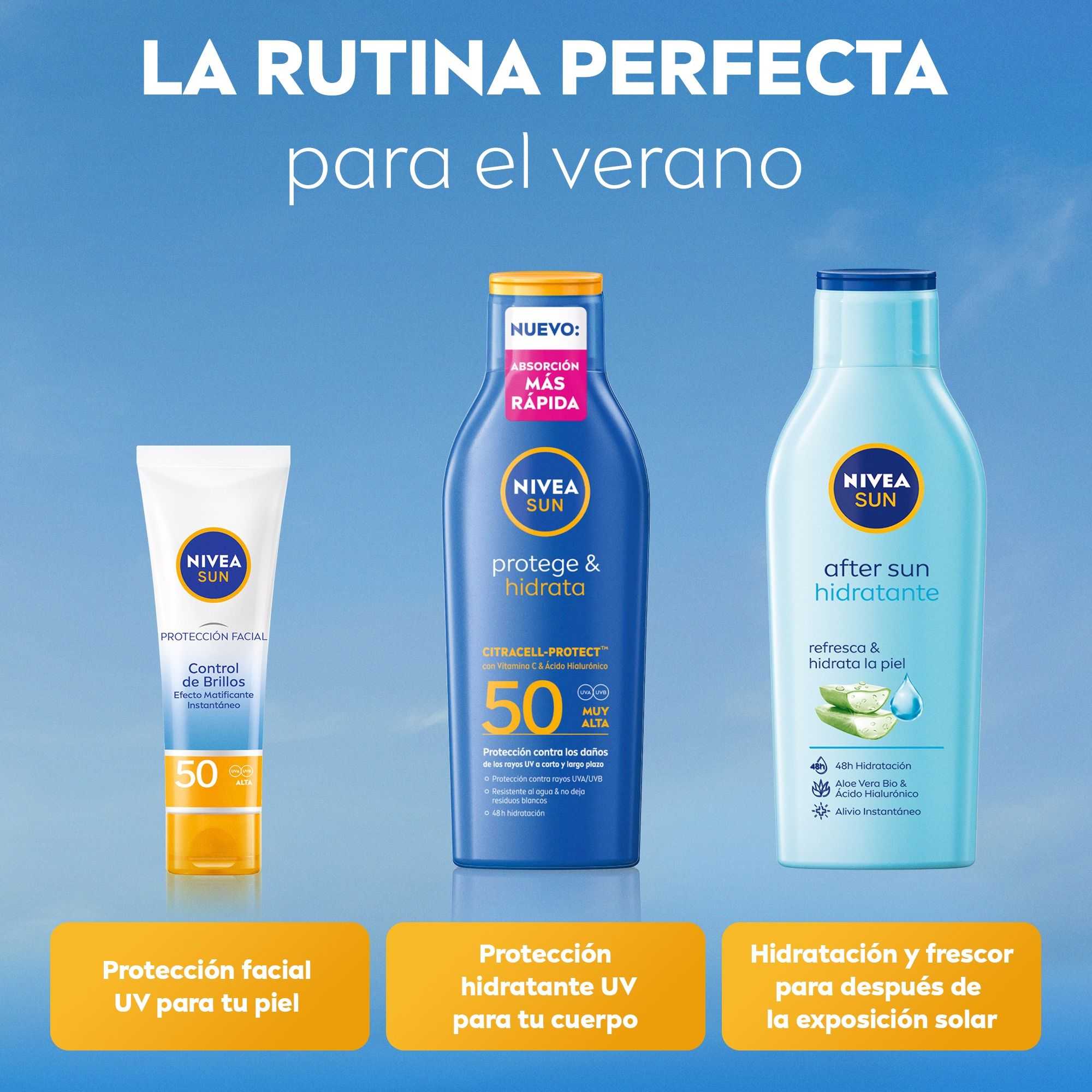 Ochranné a hydratačné opaľovacie mlieko SUN Protect & Hydrate SPF 50 Ochrana tela