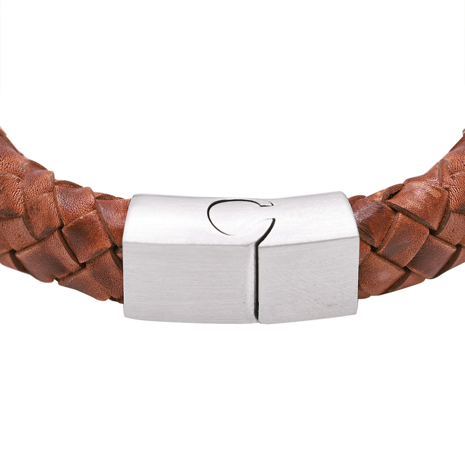 Heideman Bracelet en cuir Enno marron