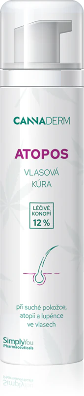 Cannaderm Atopos Tratamento intensivo para couro cabeludo sensível e irritado.