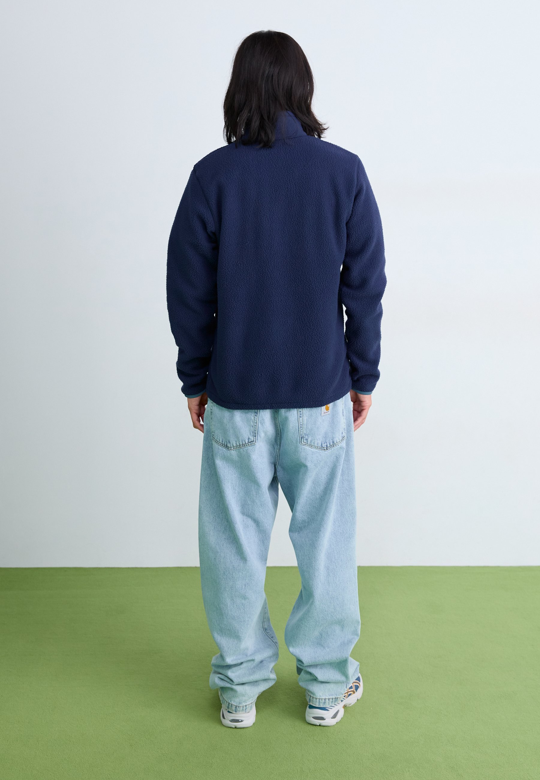 Columbia JASPER RIDGE PEBBLED FULL ZIP - Fleecejack - marineblauw/everblue