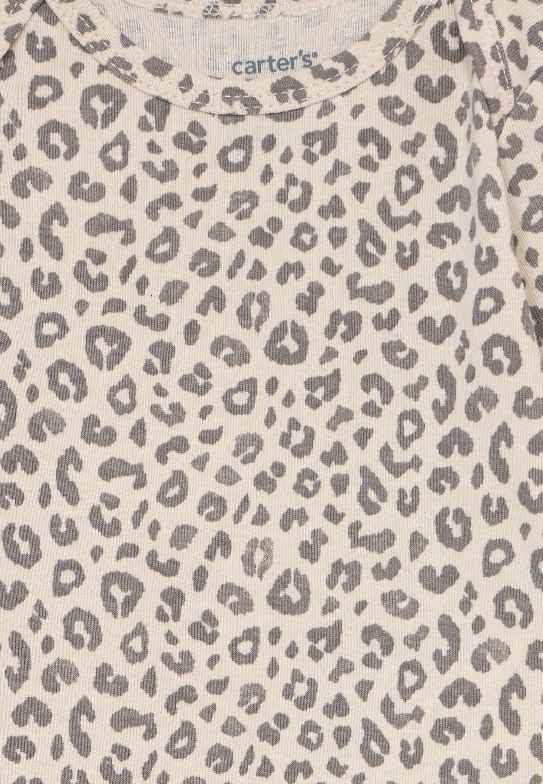 Carter's LONG SLEEVE MULTI BODY - Body - ecru/ciemnoczerwony