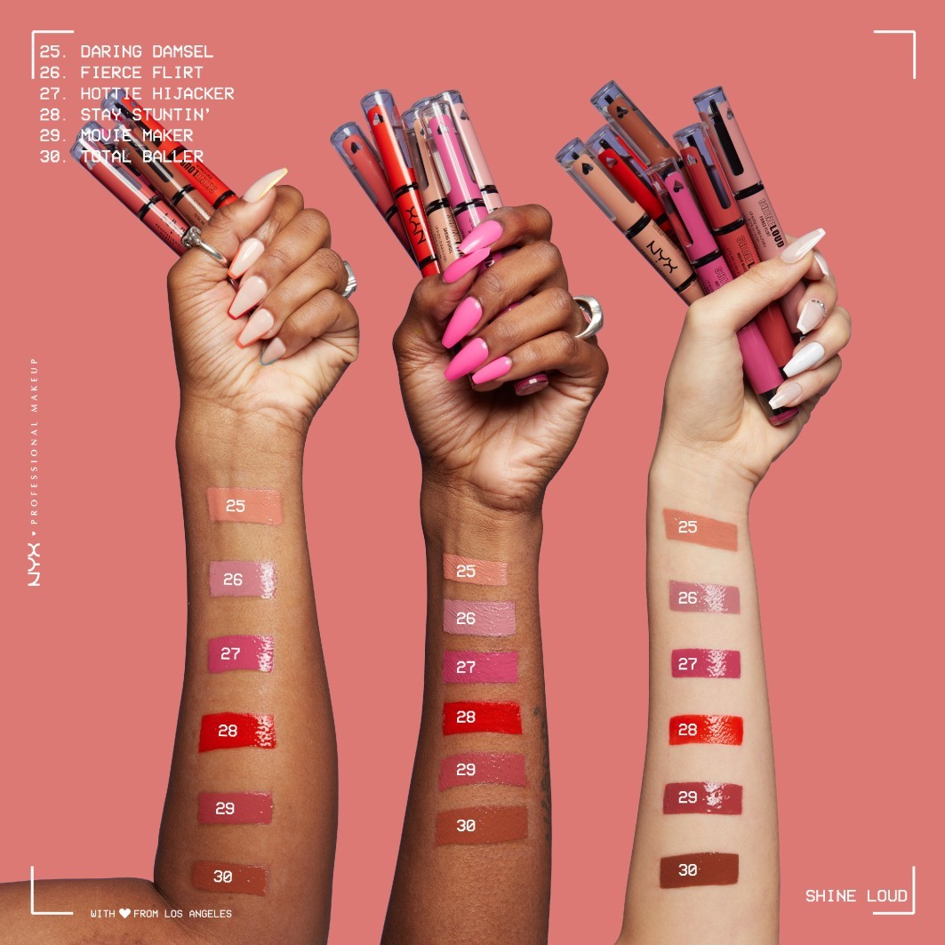 NYX Professional Makeup Lipstain Pride Makeup Shine Loud High Shine - 3,4 ml