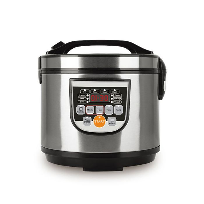 5L Electric Pressure Cooker with 10 Cooking Programs - 700W Multifunctional Rice Cooker - Steam, Boil,