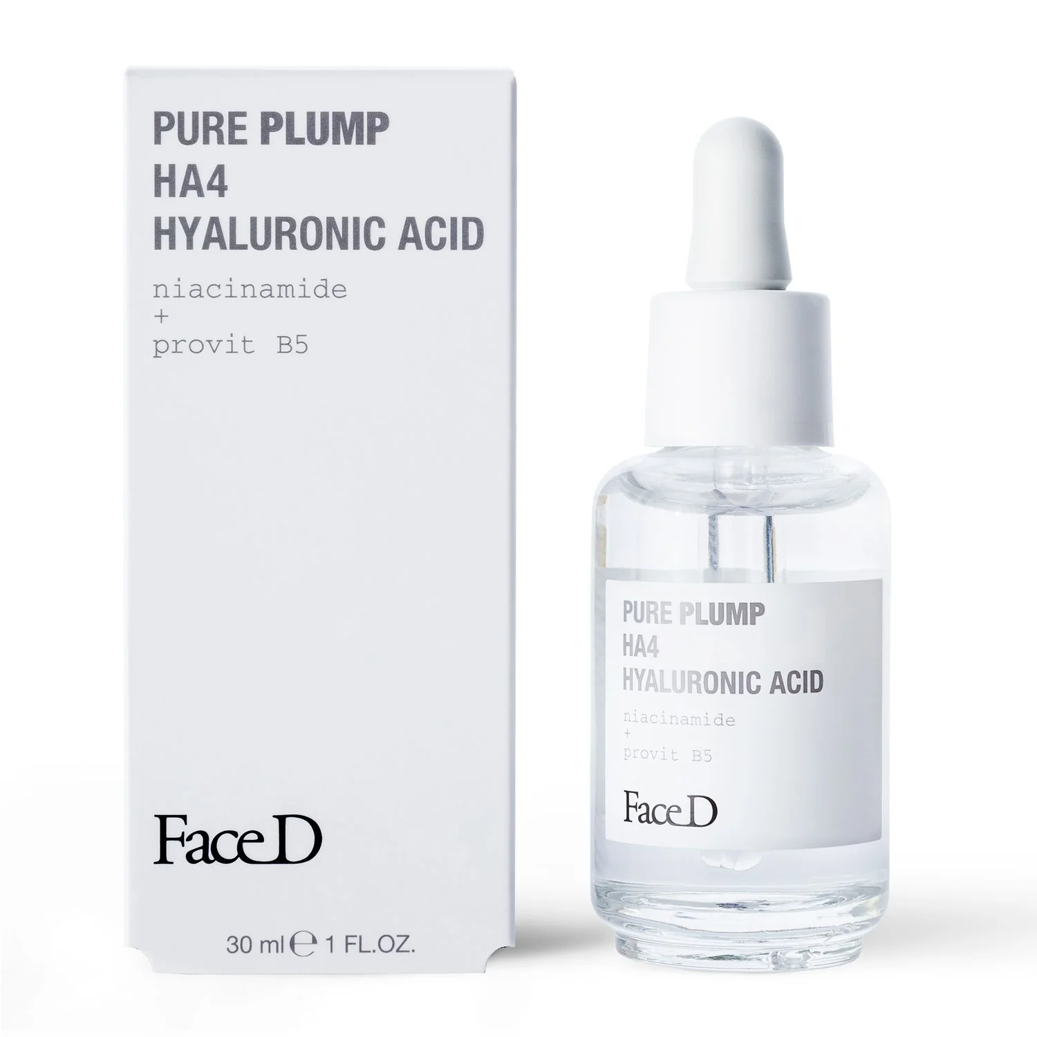 Viso Pure Plump HA4 Hyaluronic Acid - Siero viso antirughe, Siero viso idratante, Siero viso effetto globale