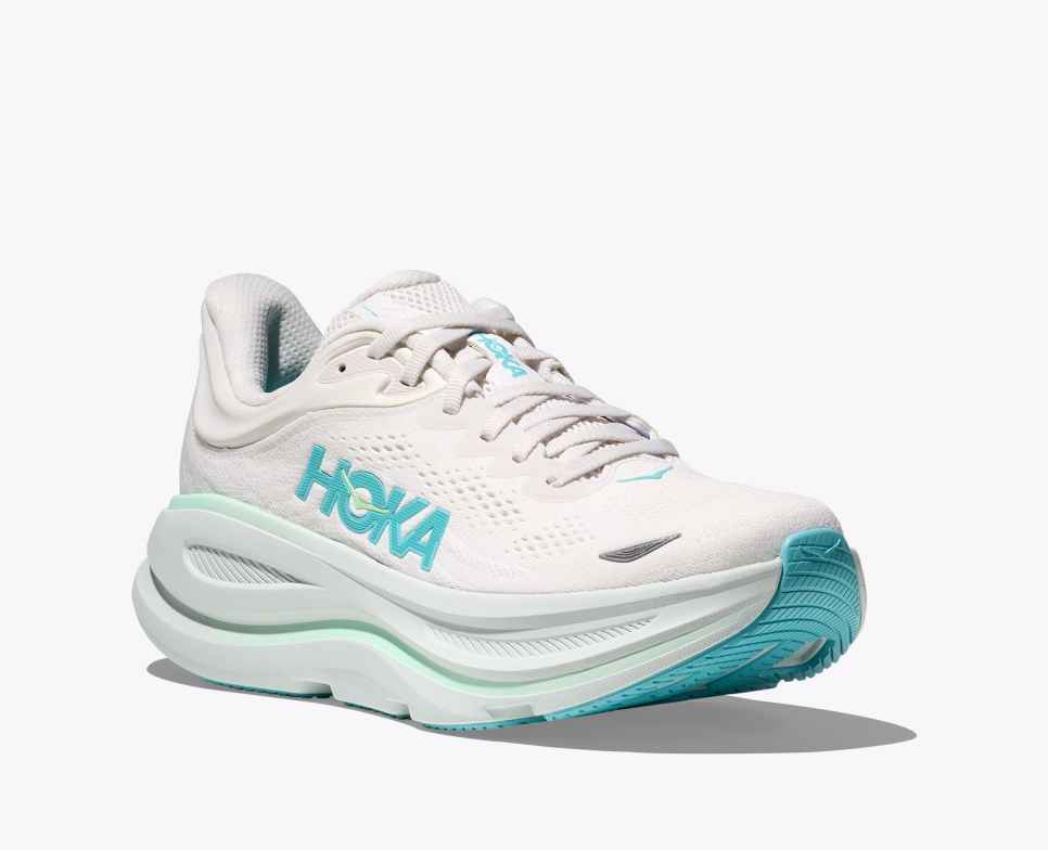 HOKA Bondi 9 Frost / Cielo Blue
