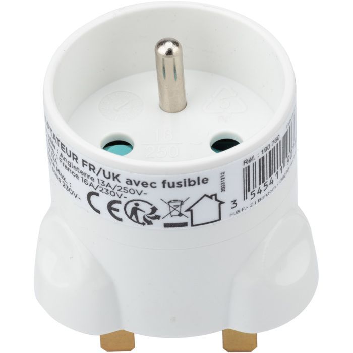 Adaptador Francia/Reino Unido - Zenitech