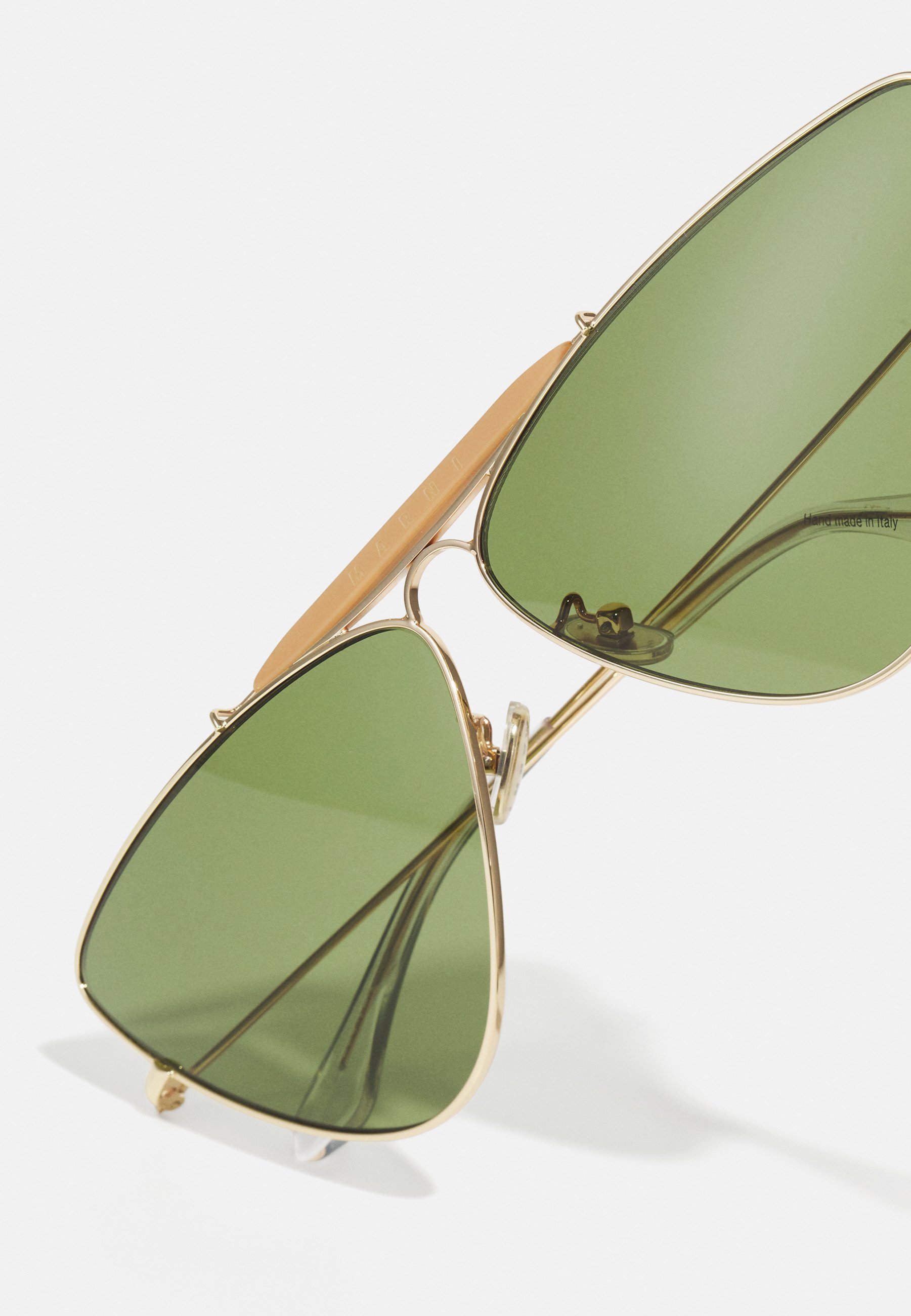 Marni SHOW CAT EYE UNISEX - Zonnebril - goud