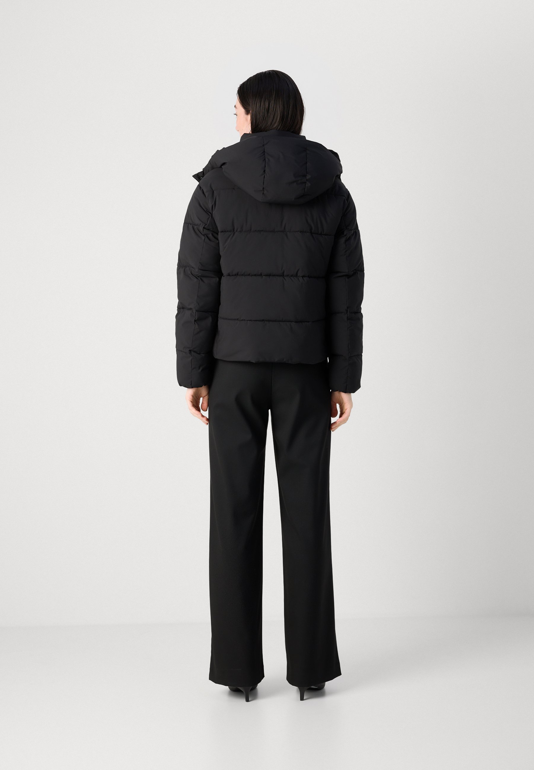 Doudoune Calvin Klein Jeans MONOLOGO - Veste d'hiver - noire