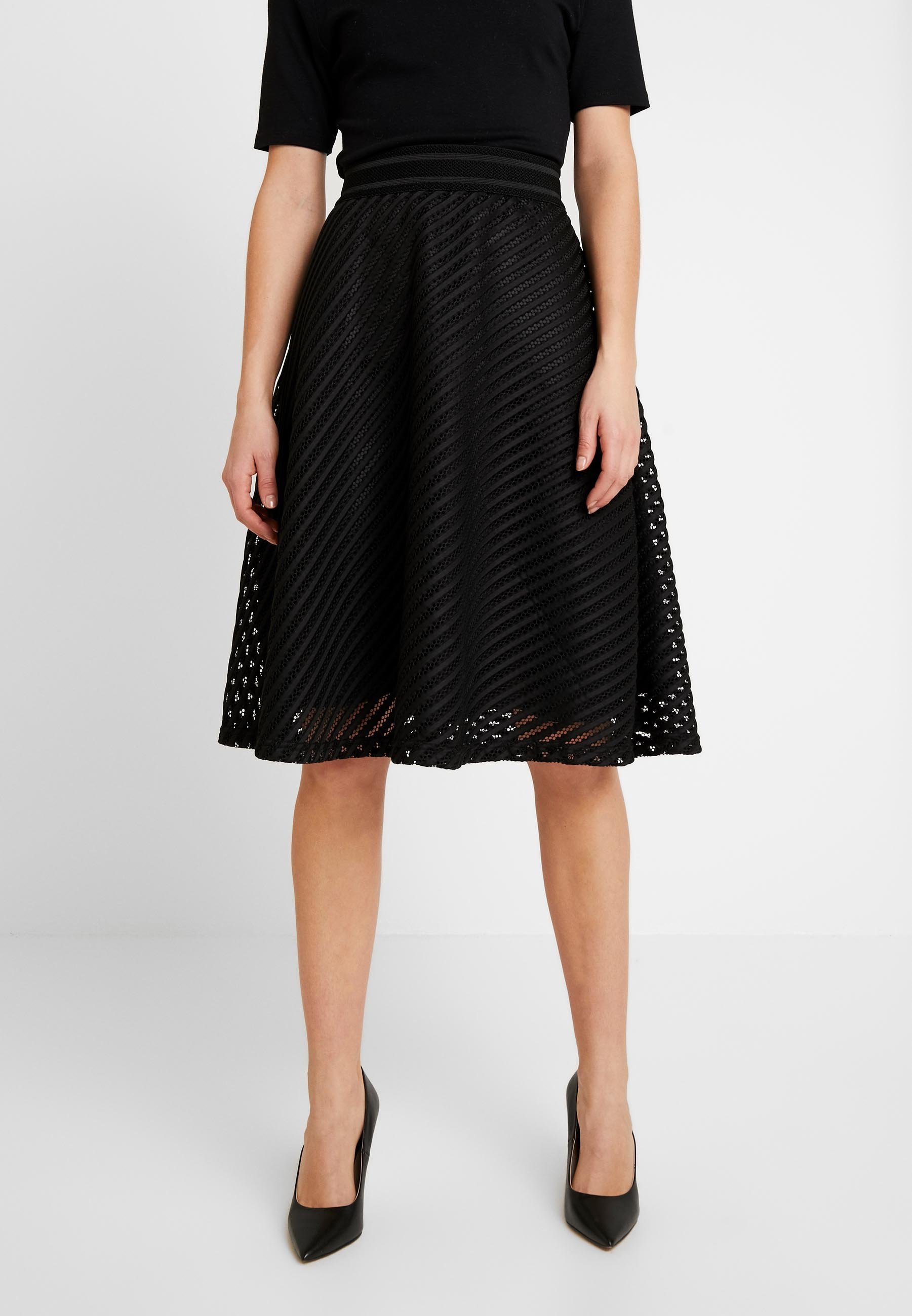 JDY JDYOGGI WIDE SKIRT - A-lijn rok - zwart