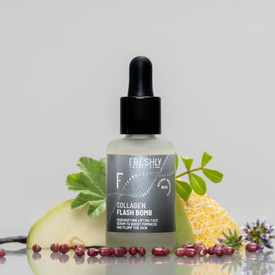 Freshly Cosmetics Collagen Flash Bomb Redensifying Litfing Fixing and Pumpkin Anti Fatigue Serum 30 ml 30 ml