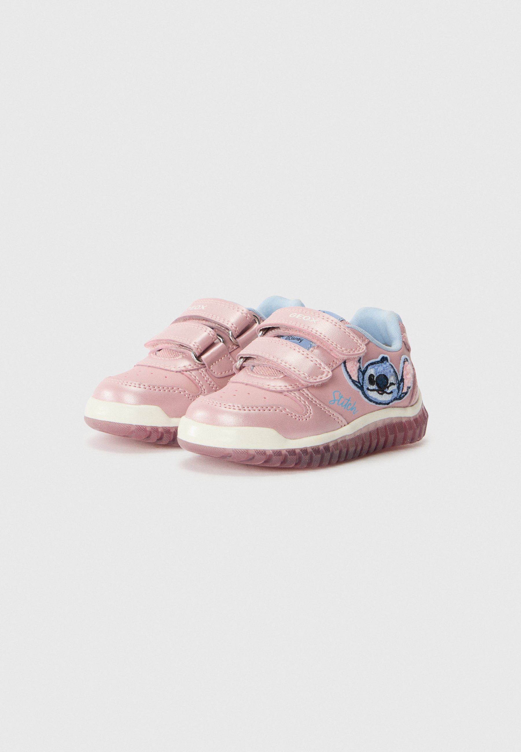 Geox LILO & STITCH - Scarpe da ginnastica alte - rosa/azzurro