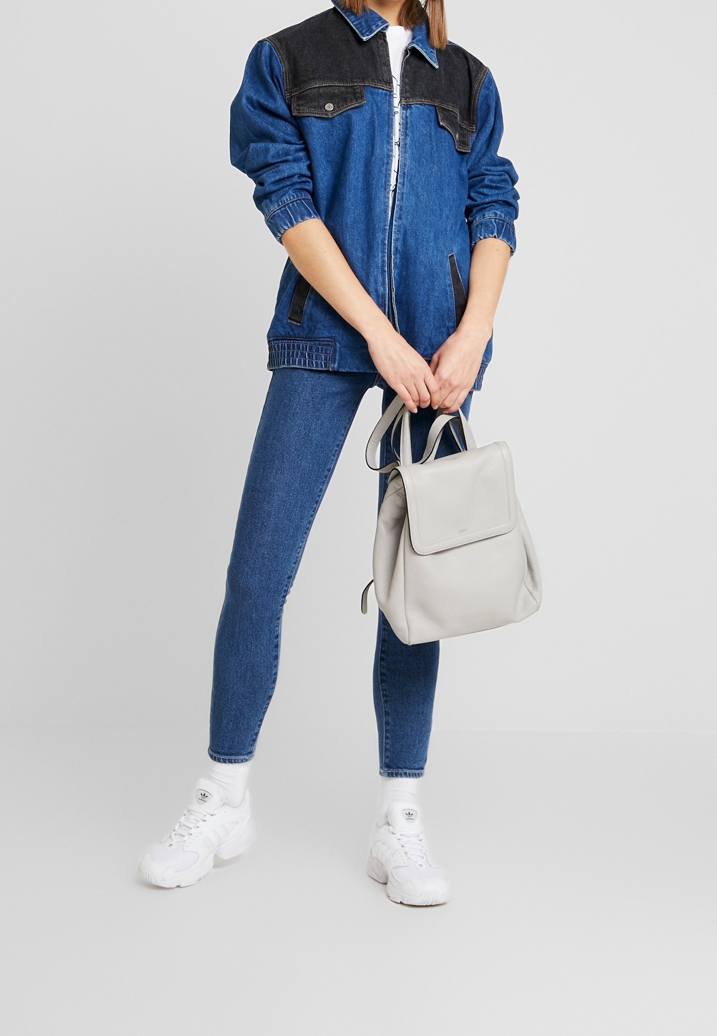 Abrand Jeans Skinny Fit Jeans - donkerblauwe denim