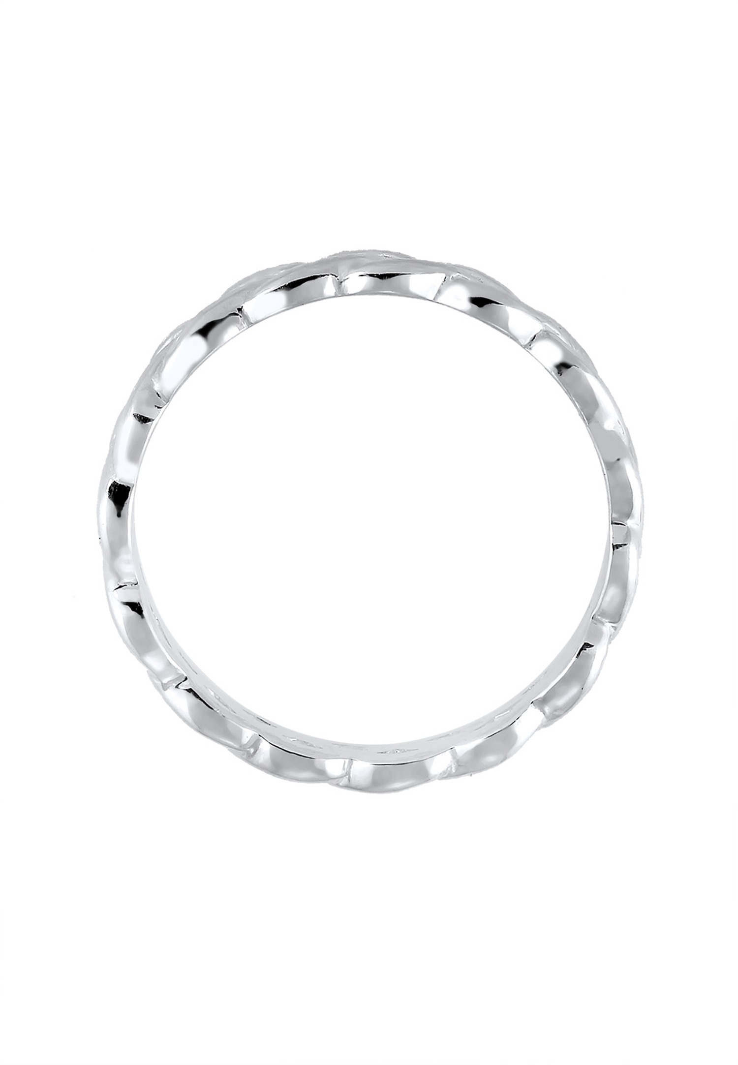Elli Femmes Tressé Infini Nœud Tendance en Argent Sterling 925