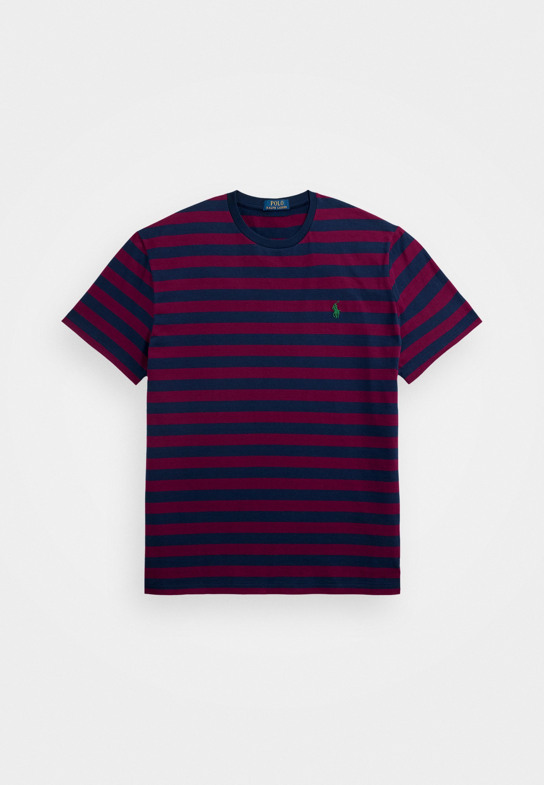 Polo Ralph Lauren SSCNCMSLM2-SHORT SLEEVE-T-SHIRT - Print T-shirt - classic wine/cruise navy